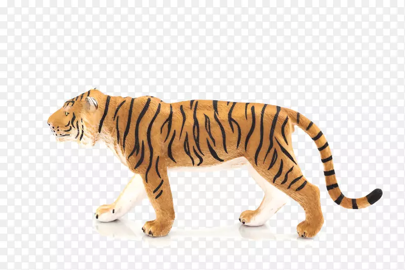 孟加拉虎，孟加拉猫，玩具动物雕像-老虎