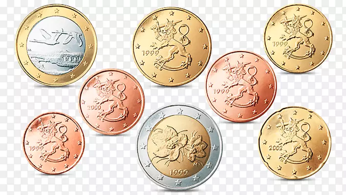 芬兰欧元硬币芬兰-20美分硬币