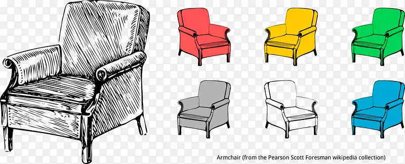 椅子绘图夹艺术椅