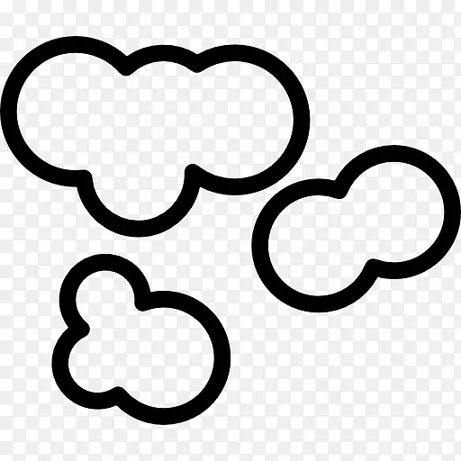 电脑图标云天气剪辑艺术-云