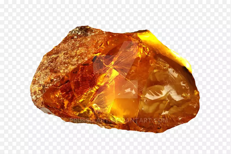 琥珀岩宝石矿物-琥珀