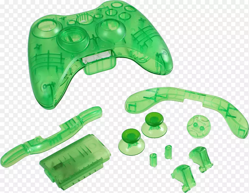 全Xbox配件塑料绿色外壳