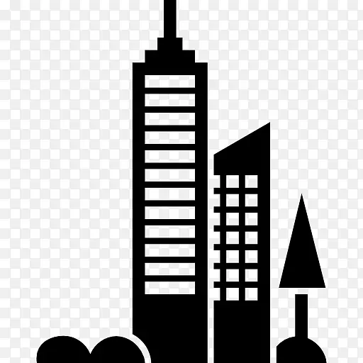 电脑图标设计塔-城市