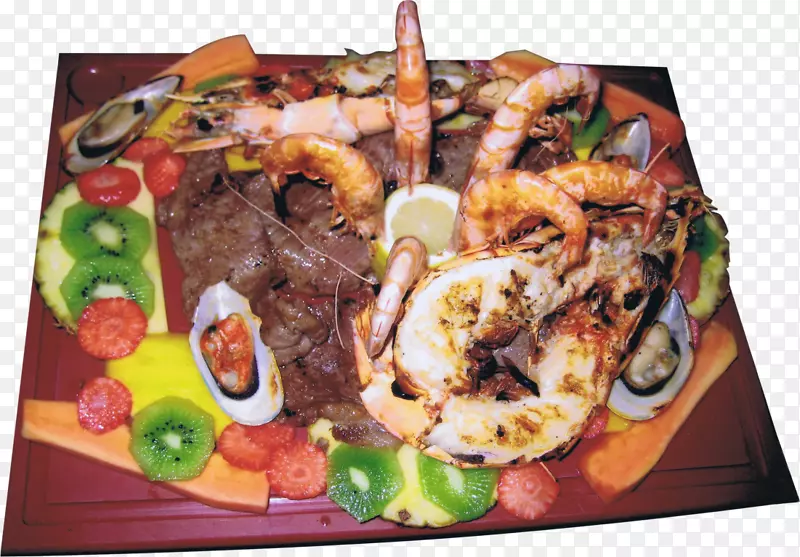 海鲜、葡萄牙菜、文蛤、亚洲菜-海