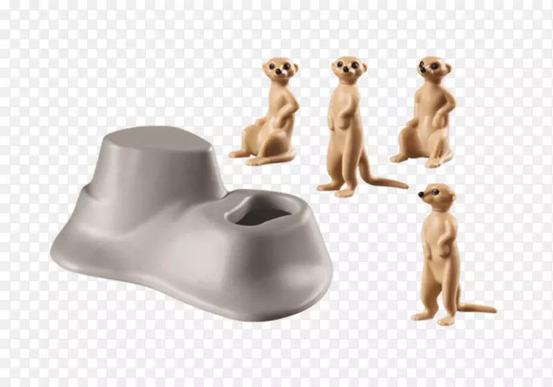 玩具Playmobil Spielw轮猫鼬动物-玩具