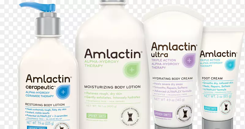 AmLactin润肤乳液保湿剂α羟基酸护肤品-绉