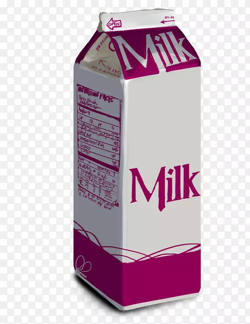 牛奶盒上的巧克力牛奶米乳照片-牛奶