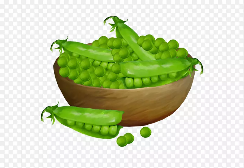 豌豆碗夹艺术-豌豆