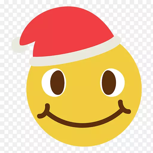 笑脸表情圣诞老人-笑脸