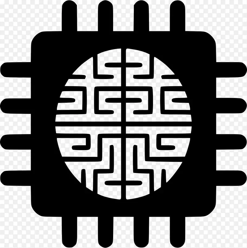 计算机图标-人工智能-大脑