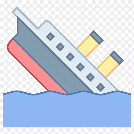 RMS泰坦尼克号剪贴画的沉没