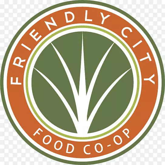 徽标友好城市食品合作社Staunton，弗吉尼亚谢南多山谷食品合作社