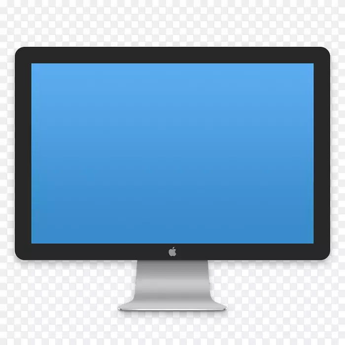 苹果雷电显示Mac迷你电脑显示器电脑图标-苹果