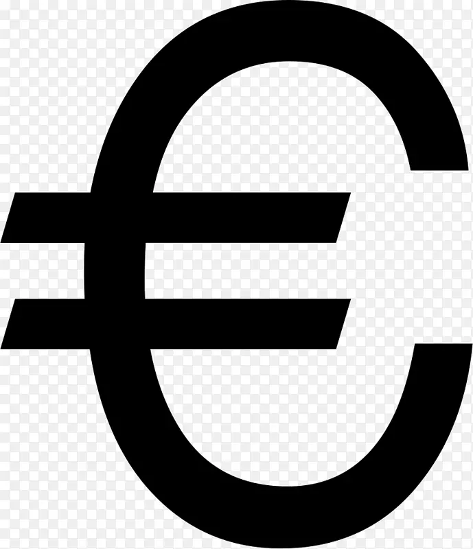 欧元符号剪贴画-欧元