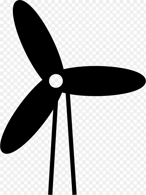 风车标志电脑图标风力涡轮机.符号