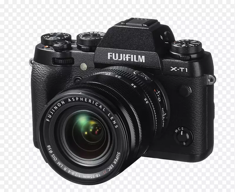Fujifilm x-t1 Fujifilm x-t2佳能ef-s 18-55 mm镜头Fujifilm Fujinon xf 18-55 mm f/2.8-4.0 r lm ois-照相机镜头