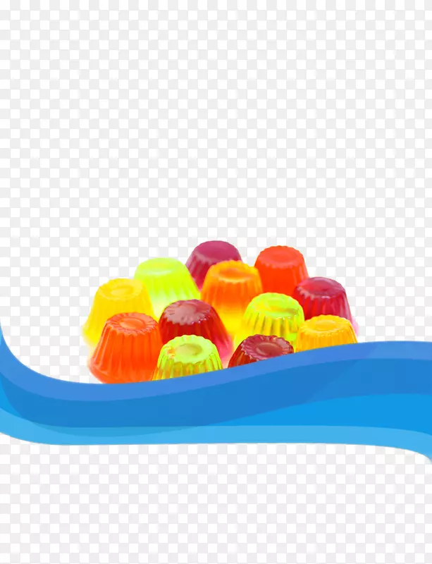 胶熊明胶甜点糖果果冻婴儿食品横幅