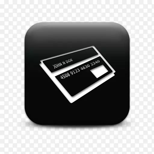 信用卡电脑图标借记卡黑卡信用卡