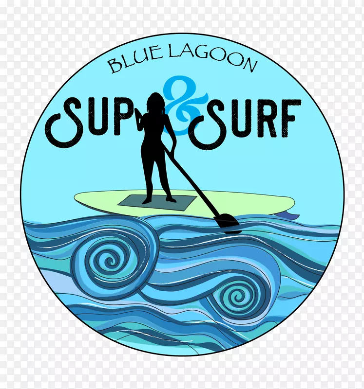 蓝色泻湖和冲浪，霍巴特站在桨板钟海滩，维多利亚冲浪-冲浪