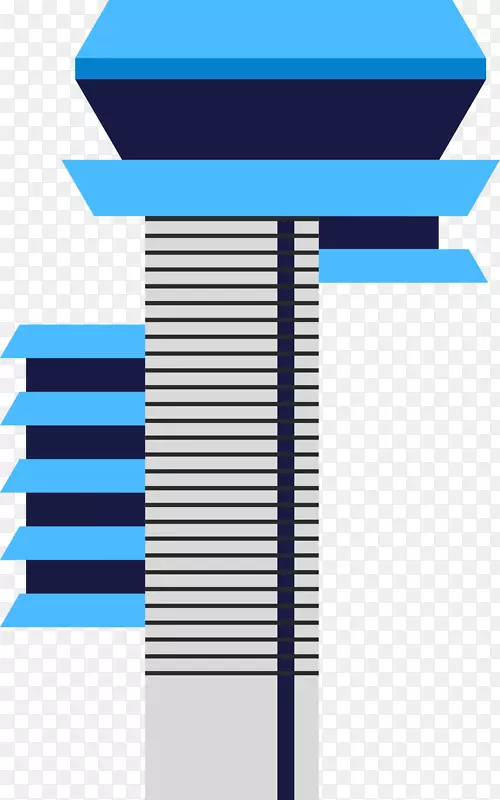 亨利科兰德ă国际机场乌托邦空中交通管制塔剪贴画