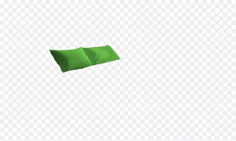 长方形-绿色枕头