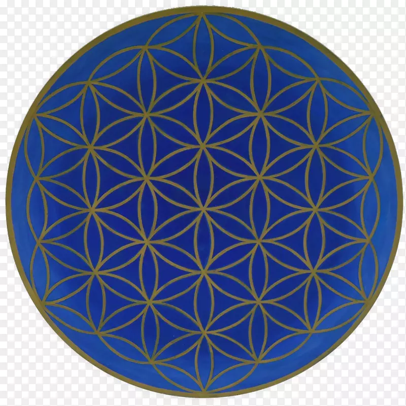 重叠圆网格神圣几何艺术-om Namah Shivaya