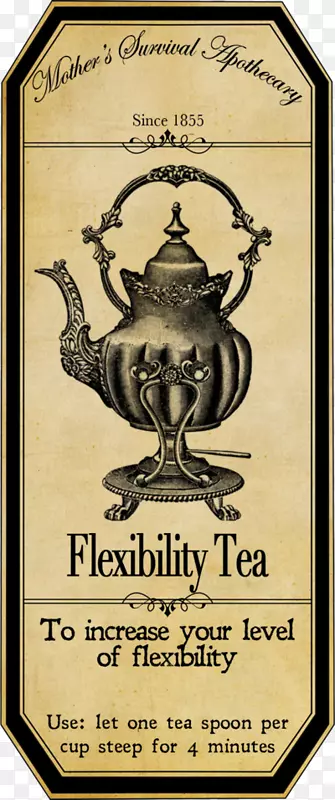 茶党标签冰茶热巧克力-茶