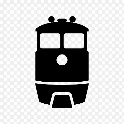 铁路运输列车快速运输计算机图标.列车