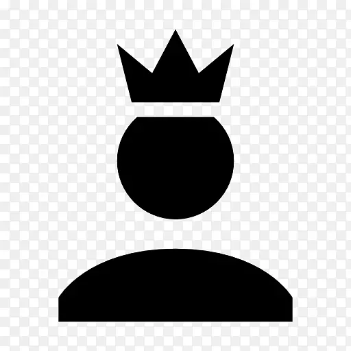 电脑图标下载剪贴画-男性王冠