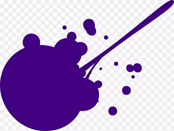 电脑图标涂料剪贴画紫色涂料