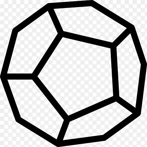 计算机图标形状十二面体形状