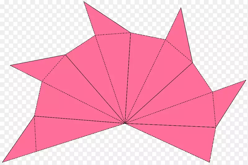大二十面角，大十二面角，开普勒-Poinsot多面体角