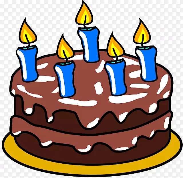 生日蛋糕巧克力蛋糕纸杯蛋糕剪贴画巧克力蛋糕