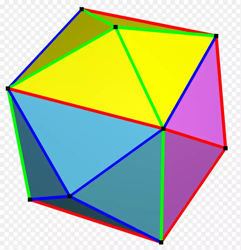 四边形六面体三角形加泰罗尼亚立体几何三角形