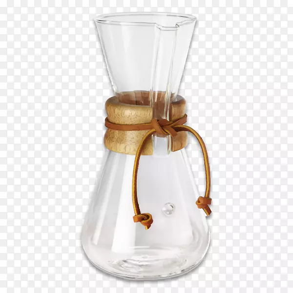 化学咖啡壶Chemex三杯经典冲泡咖啡Chemex六杯玻璃手柄