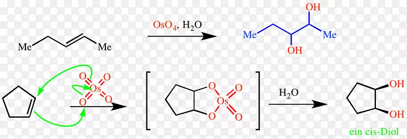 二醇化学烯烃双键芳香烃加成