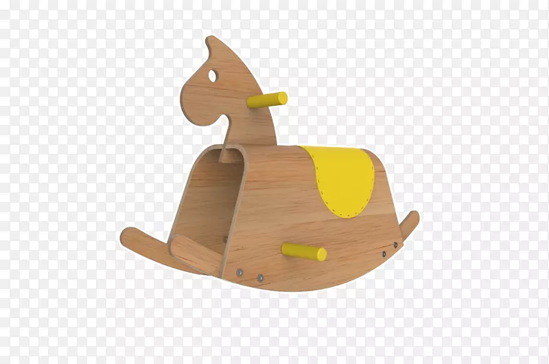马材木料玩具-马