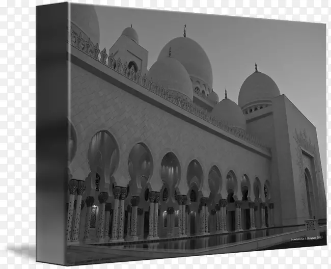 标志性戏院收藏摄影白色大清真寺