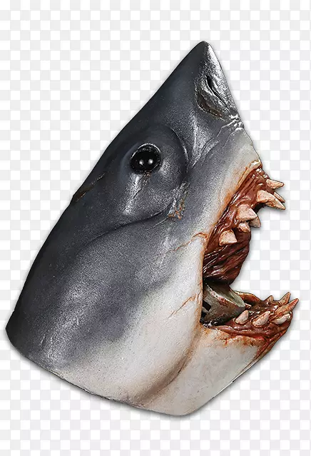 陆地鲨鱼布鲁斯面具大白鲨