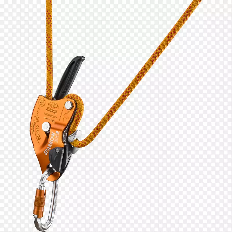 懸垂下降器爬绳保护装置