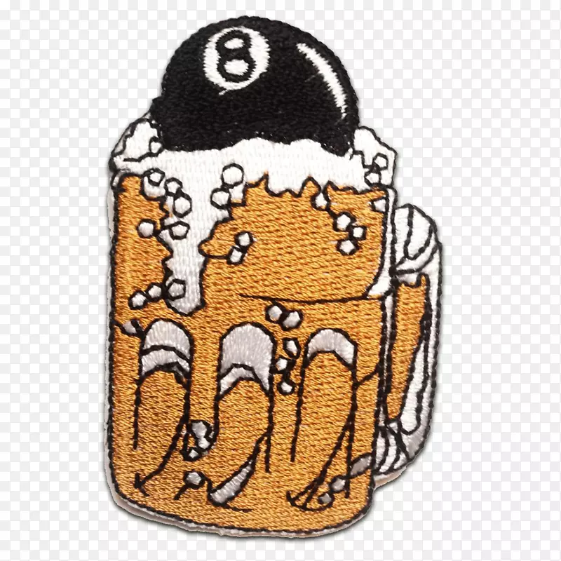 啤酒绣花贴片食品金缝纫-啤酒