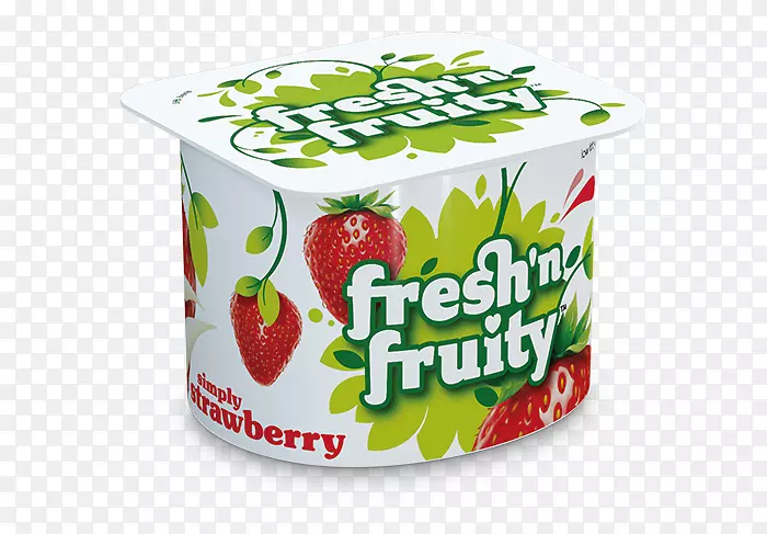 草莓味奶油酸奶-酸奶罐