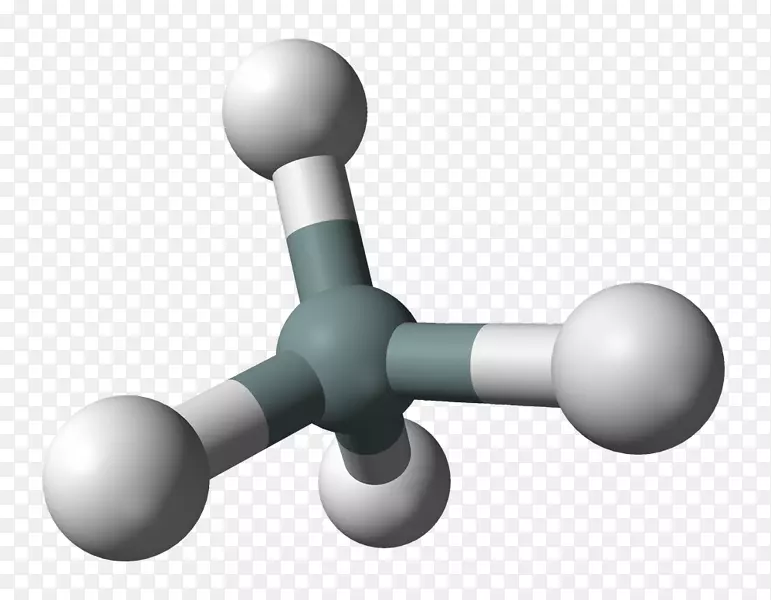 氯硅烷球棒模型分子硅烷