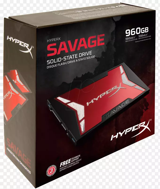 金斯敦HyperX野蛮SSD固态硬盘驱动器金斯敦技术金斯敦SSDNow UV 400