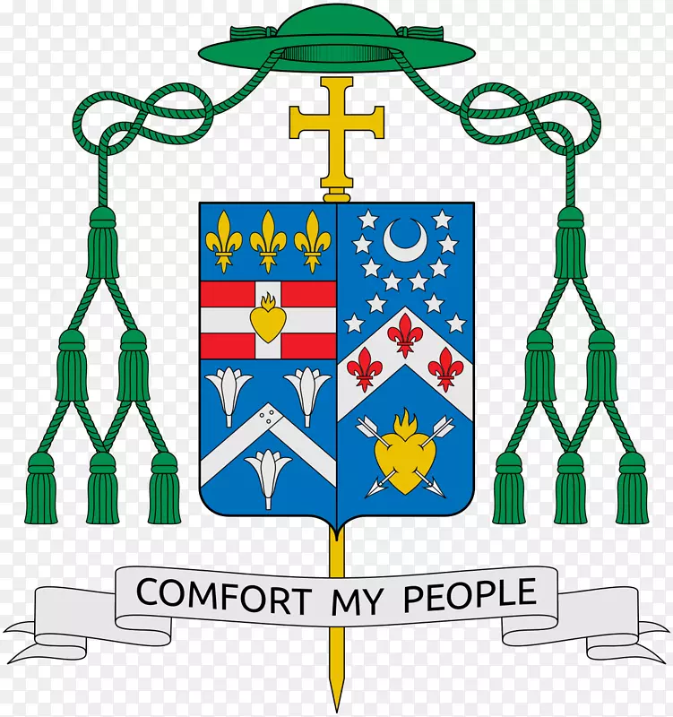 辅助主教罗马天主教教区宿务会徽纹章