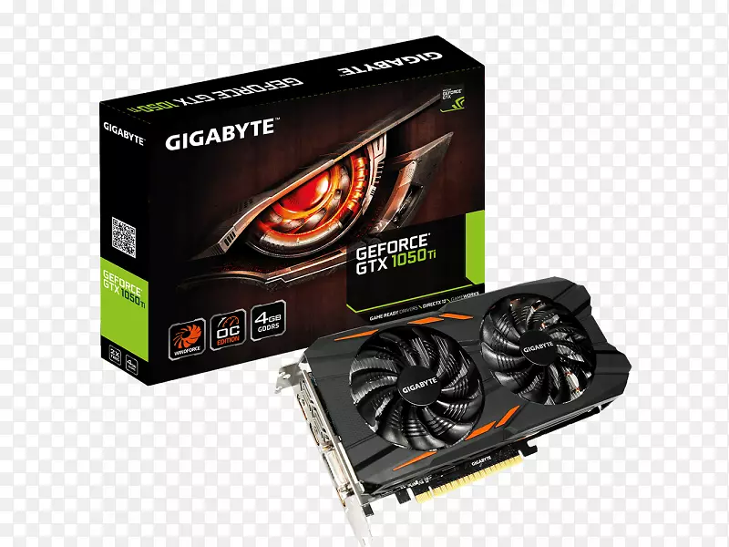 显卡和视频适配器NVIDIA GeForce GTX 1050 ti英伟达精视GTX GDDR 5 SDRAM-计算机