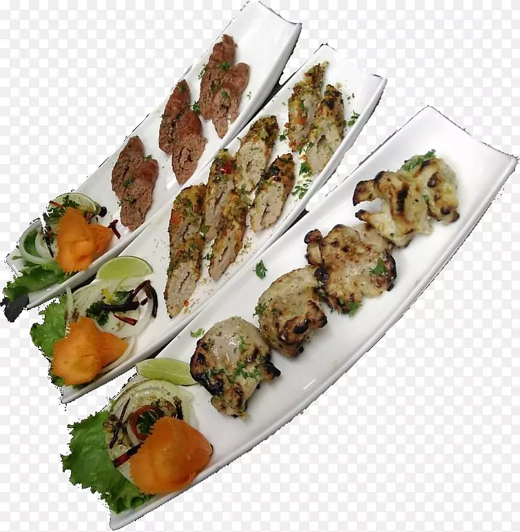 开胃菜，土耳其菜，地中海菜，中东菜盘-印度餐厅