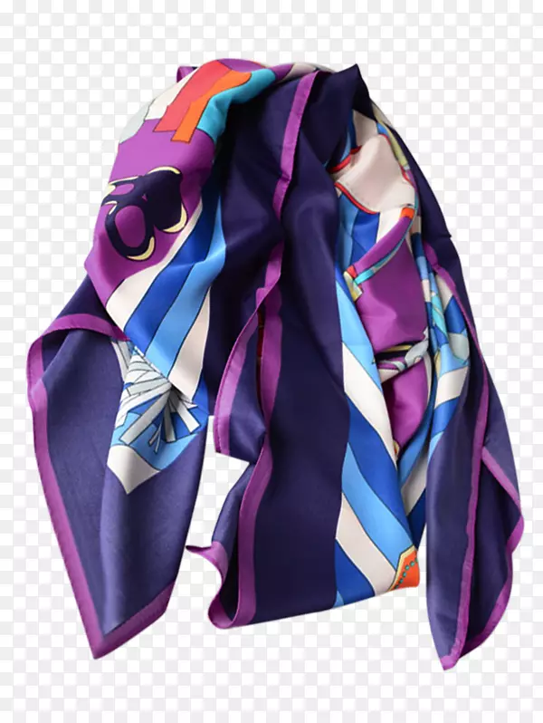 狂野的思绪围巾服装时尚紫色的围巾
