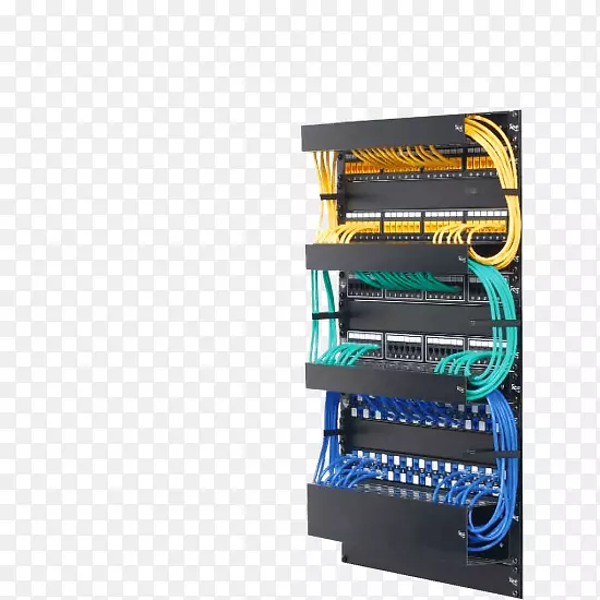 结构布线计算机网络电缆19英寸机架网络电缆FIBRA光导纤维