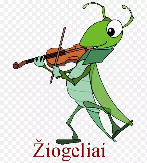 幼儿园25伊兹沃什分校音乐剧卡通剪贴画-小提琴